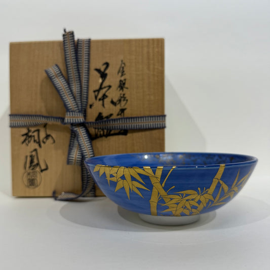 SBKTB112  金銀彩竹茶盌