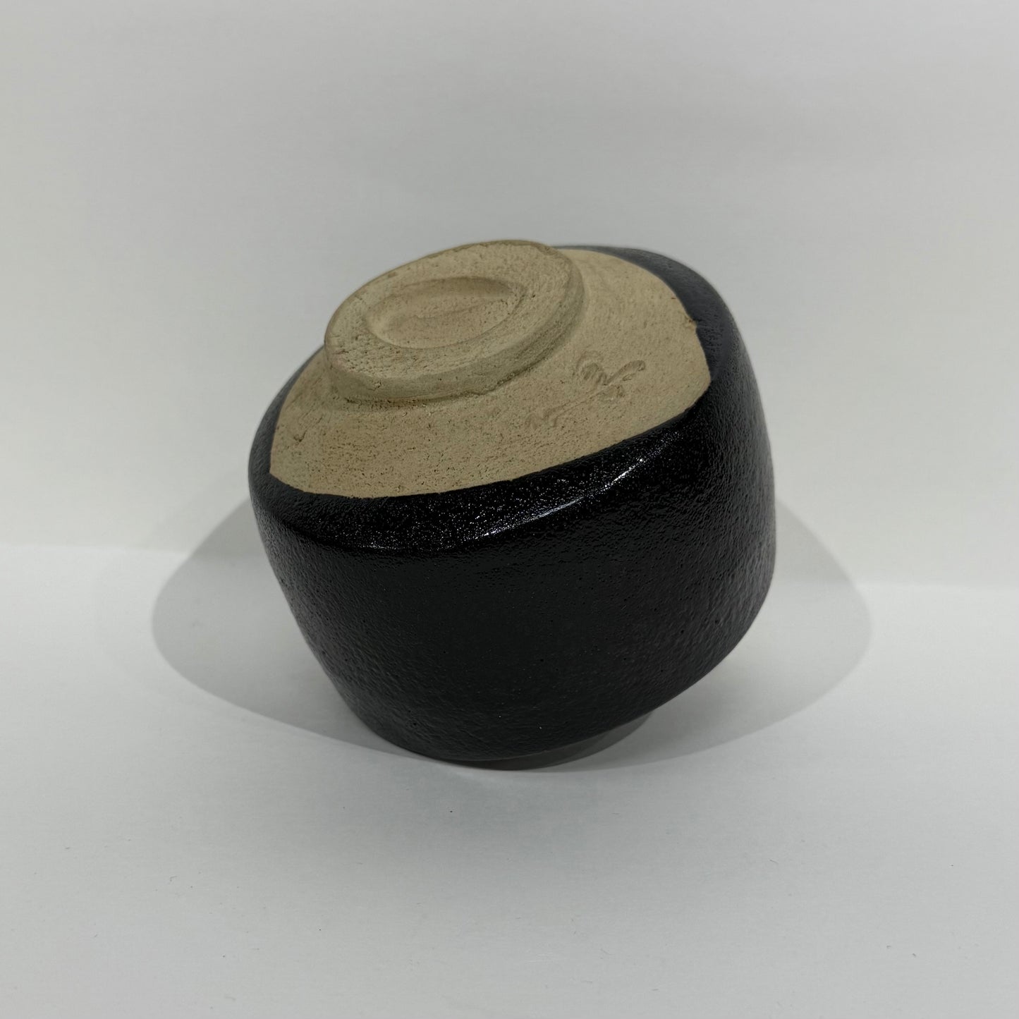 SBKTB08  柚子黑茶碗